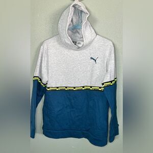 Puma Gray/Blue Hoodie Youth XL